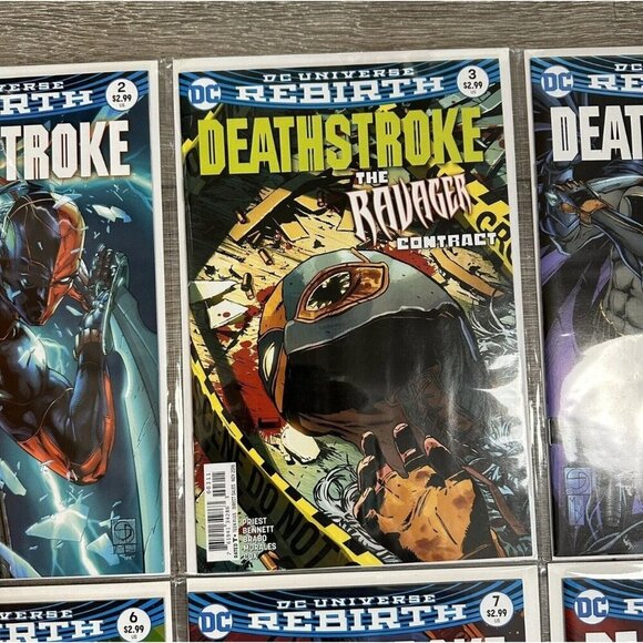 Deathstroke Rebirth 2016 DC series Lot #1 #2 #3 #4 #5 #6 #7 #8 VG - Picture 4 of 9